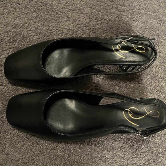 Sam Edelman Gem Block Heel Slingback Shoes - Picture 8 of 8